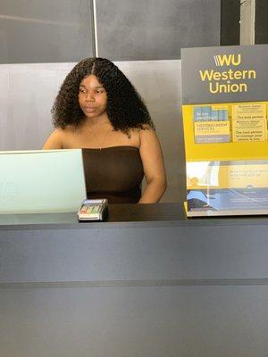 We have Western Union. Send money, pick up money and pay your bills