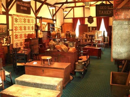 A Recent View Of The Interior of Hanauer & Seidman Antiques