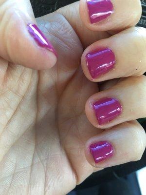 Horrible 10$ manicure