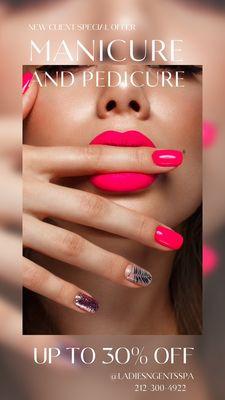 Beautiful postcard, and one of my favorite colors for nails and bright lips