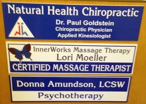 Chiropractic, Massage, Psychotherapy