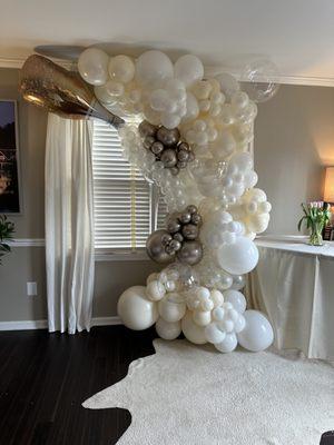 Bridal shower custom balloon decor