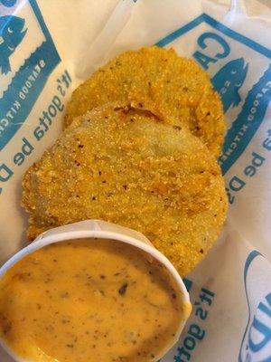 Fried green tomatoes