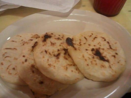 Pork & cheese pupusas :-)