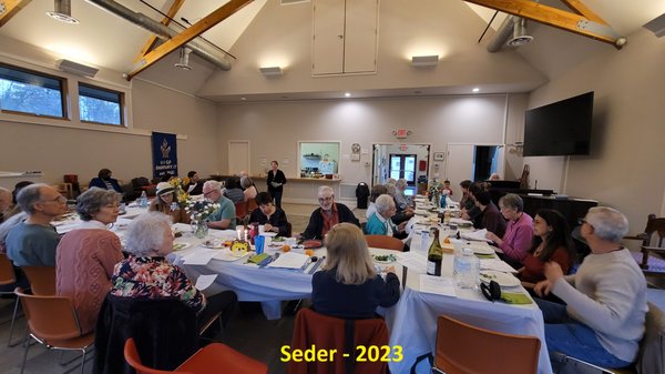 Our Seder in April 2023