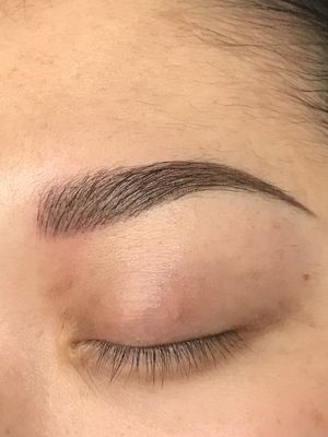 Permanent eyebrows