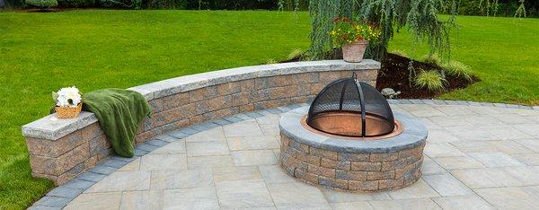 Entertain Your Guest With A Brand New Paver Patio And Sitting Wall