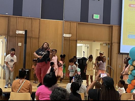 L-Stringz performing and vending for the African American Cultural Expo and Children's Book Festival in Silver Spring, MD