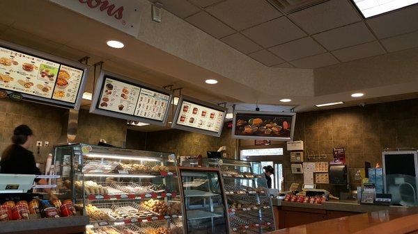 Counter Area at Tim Horton's Indian Ripple Rd. Beavercreek