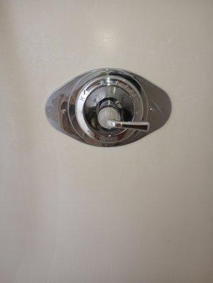 Isaac installed a new shower valve unit.  Saved my life and a lot of grief from the wife.