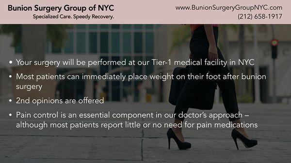 Why Choose Bunion Surgery Group of NYC 2