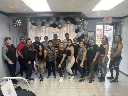 Grand opening event 2/10/24. Killed it with a 90 min fit dance class.