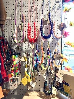 Teething, we have you covered here in necklaces, clips and more.