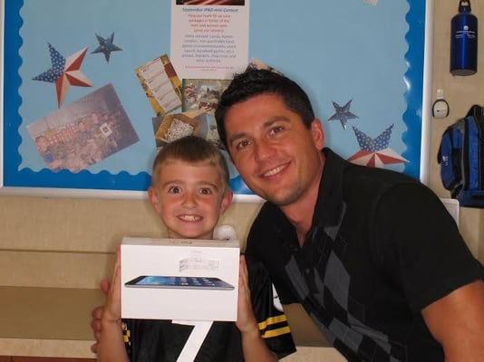 Joshua was our iPad Winner for September 2014!