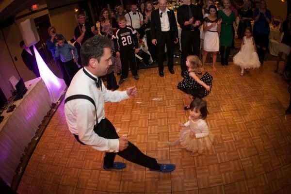 Groom's dance at Shaker Run Golf Course Wedding