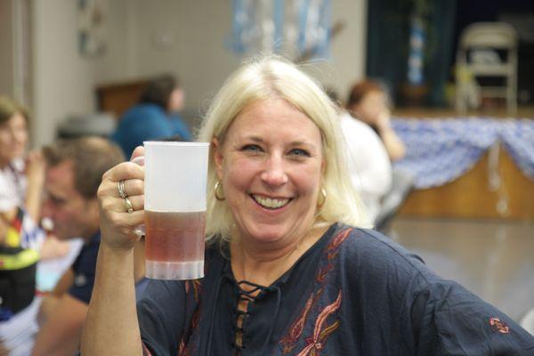 Lisa at Oktoberfest.