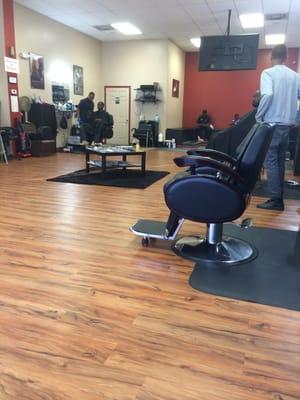 Upscale barbershop very comfortable, clean and affordable