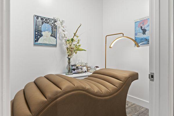 Lashing and Face Waxing Room