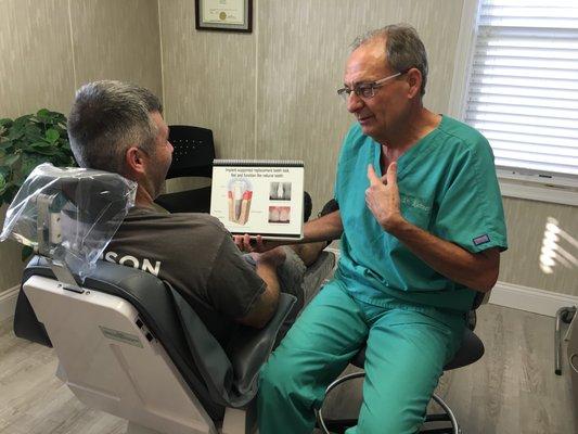 Dr. Michael Kushner DDS at work