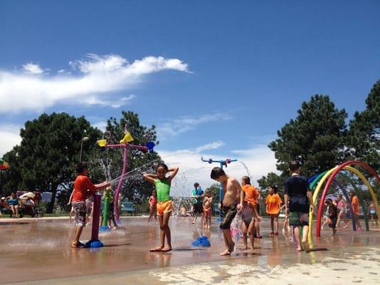 Splash pad fun