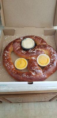 Giant pretzel