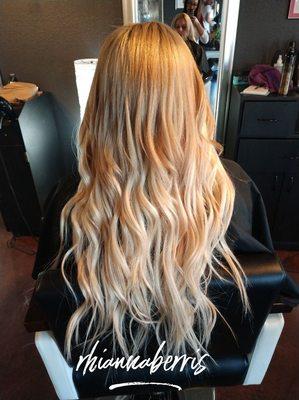 Mermaid hair extensions