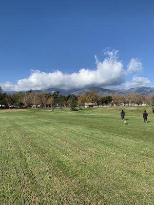 View of the mountains