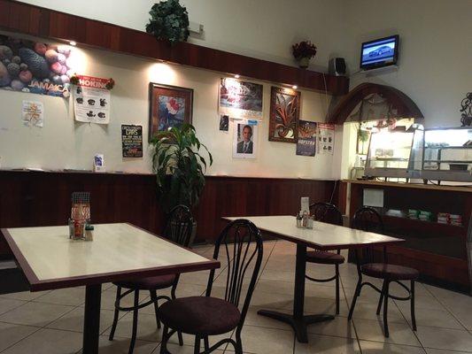 Simple interior, delicious food, friendly service