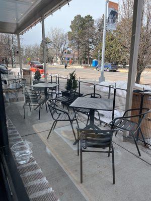 Outdoor seating