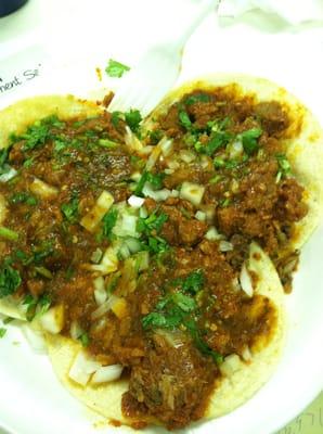 Tacos de barbacoa