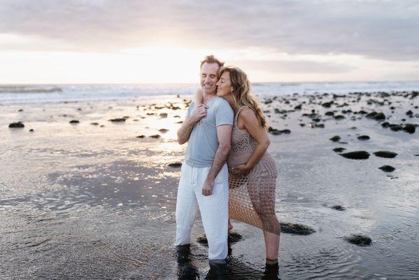 Maternity shoot hair