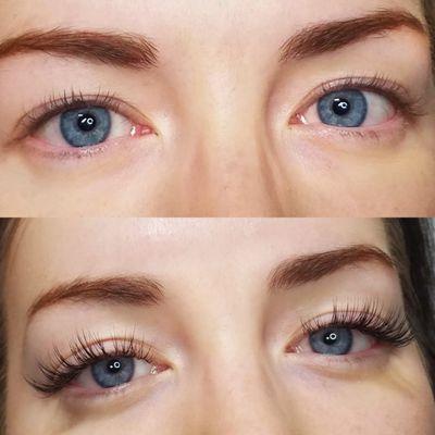 Before & After Classic lash set