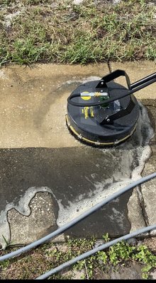 Up close surface cleaning