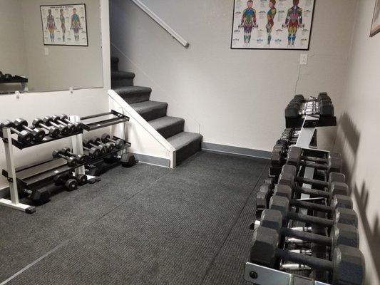 Tons of weights to choose from