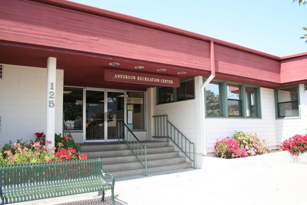 Anderson Recreation Center, Entrance, Lompoc California.