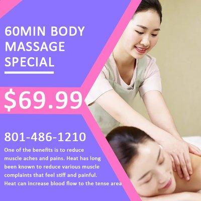 ONLY $69.99 - 60Min Body Massage