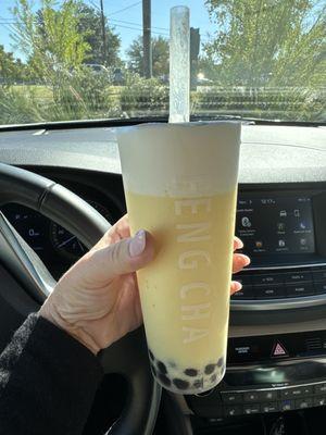 mango breeze with boba