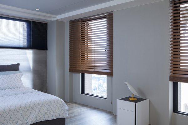 Gorgeous Norman Wood Blinds make it easy to add privacy and style to your home!