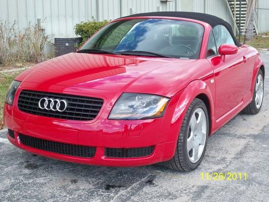 2009 Audi tt after