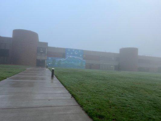 Mural on Willamette Hall