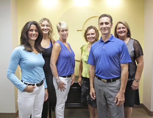 The whole gang...Dr. Scott, Dr. Carol, Sheri, Katie, Marty, and Yvonne