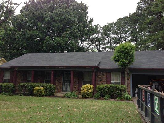 During & After Roof Installation in Memphis, MS