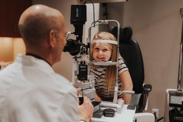 Receive complete eye care and vision exams with our optometrist or ophthalmologist for patients from preschool to elders.