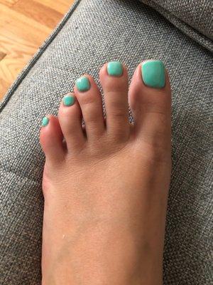 Gel pedicure