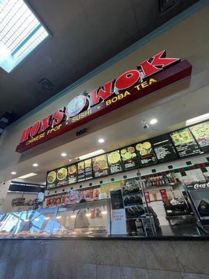 Honk's Wok Menu