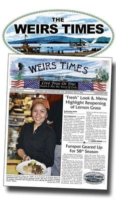 Weirs Times Newspaper.