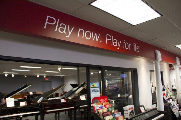 Forget about the "Piano Man" we have a whole piano room.