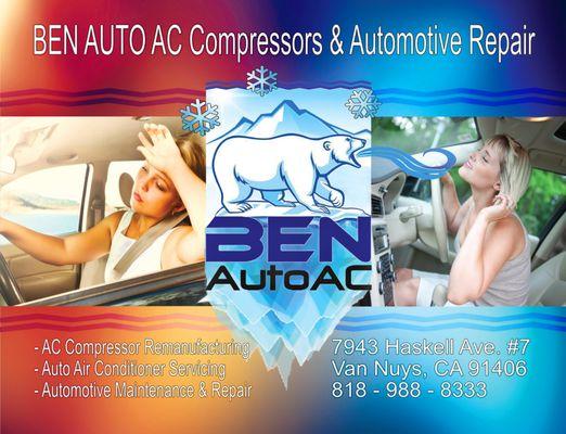 Before & After - Ben Auto AC Stay Cool This Summer!  Contact us at 818-988-8333 We can fix your auto air conditioner now!