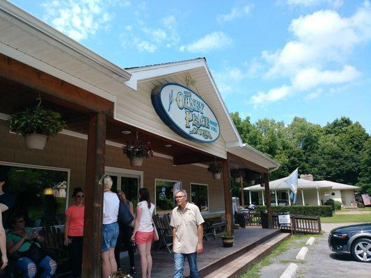 The Olney Place...on Keuka. Lunch stop for the tour.