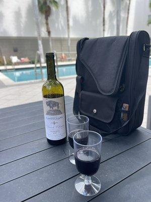 Here's to lazy Sundays, lounging by the pool, and savoring the rich flavors of a fine Chianti. Cheers to relaxation and good company!